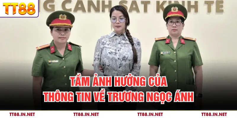 Tầm ảnh hưởng của thông tin về Trương Ngọc Ánh